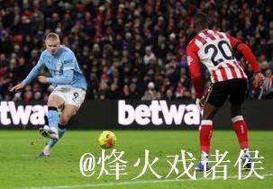 英超-桑德兰0-0逼平曼城 B席进球被判无效格瓦迪奥尔中柱